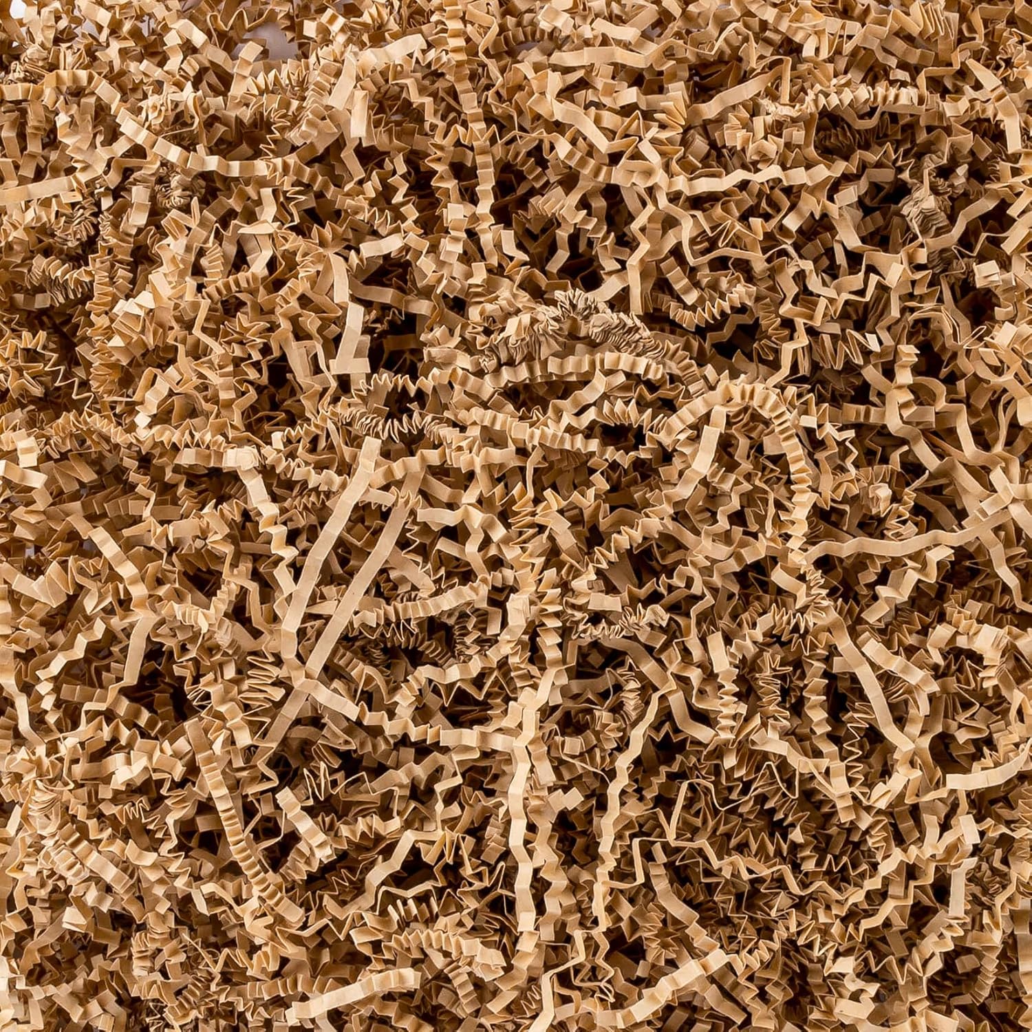 Wedding Supply.Box - Crinkle Cut Brown Recyclable Shredded Paper