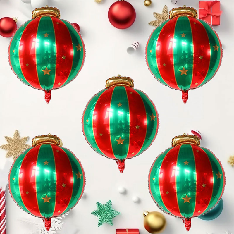5pcs Red Green Christmas Ball  - Wedding/Event Supply Store reseña y precio