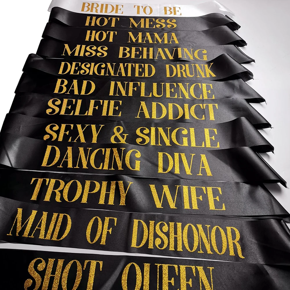Wedding Party Bride To Be Team - Bride Tribe Sash reseña y precio