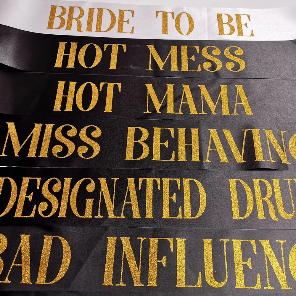 Wedding Party Bride To Be Team - Bride Tribe Sash reseña y precio
