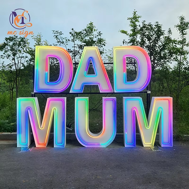 Freestanding LED Sign Board 4f - Wedding Party Supply Rentals reseña y precio