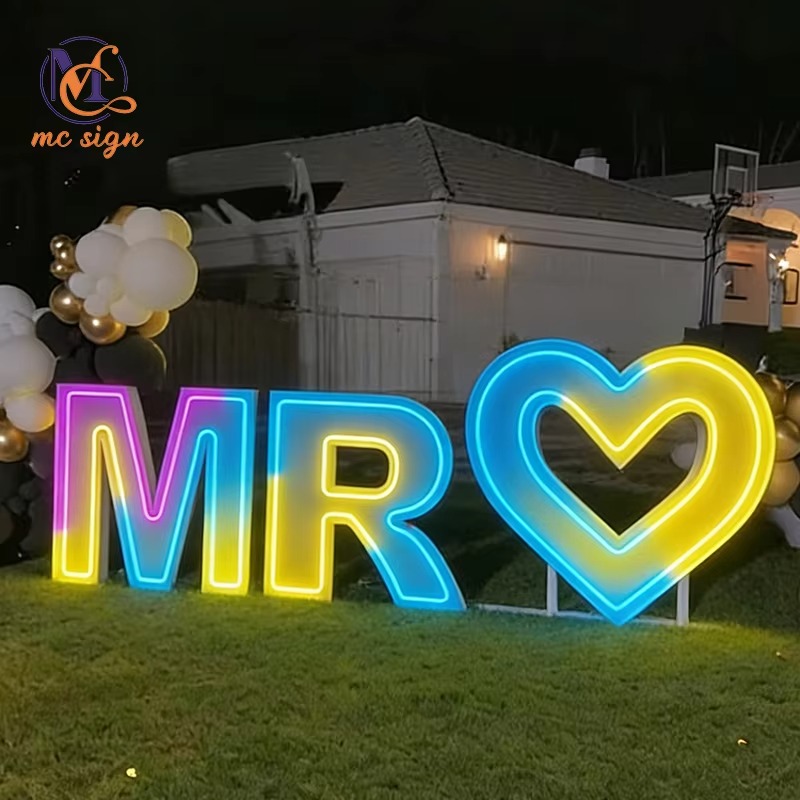 Freestanding LED Sign Board 4f - Wedding Party Supply Rentals reseña y precio