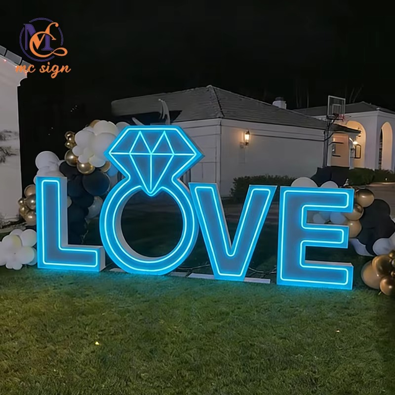 Freestanding LED Sign Board 4f - Wedding Party Supply Rentals reseña y precio