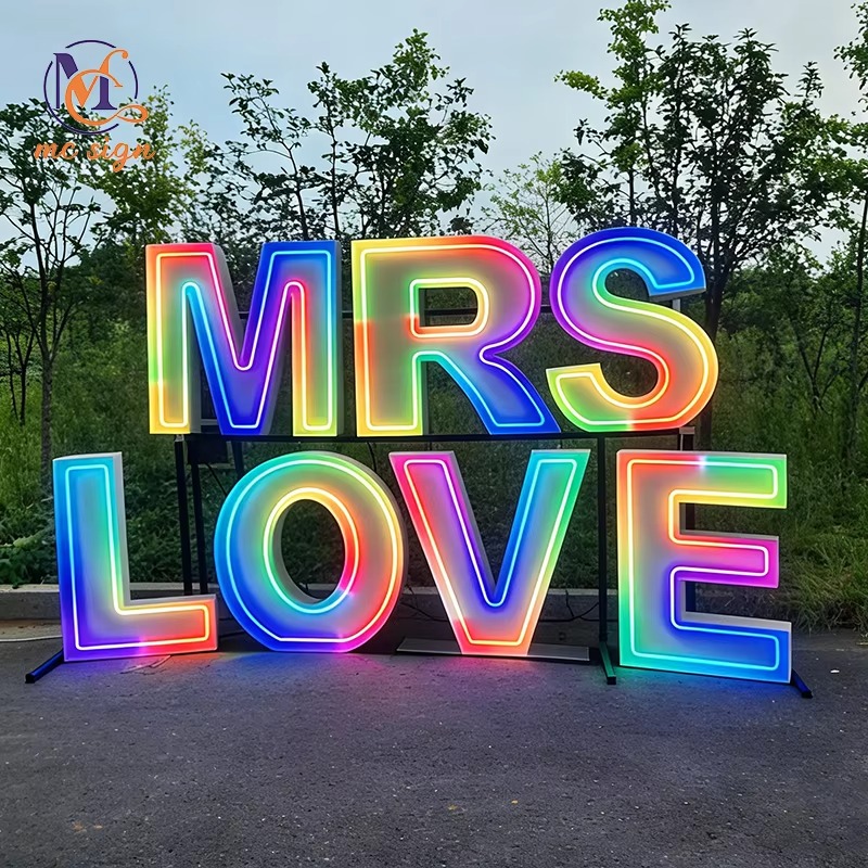 Freestanding LED Sign Board 4f - Wedding Party Supply Rentals reseña y precio