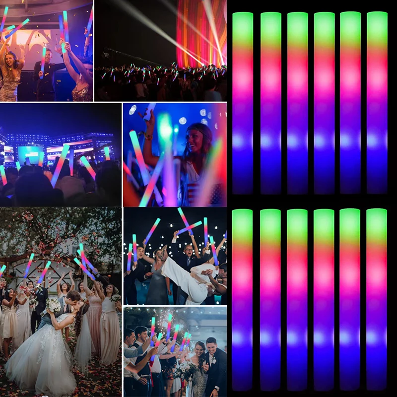 15/30Pcs LED Glow Sticks Bulk  - Wedding Supply In Bulk reseña y precio
