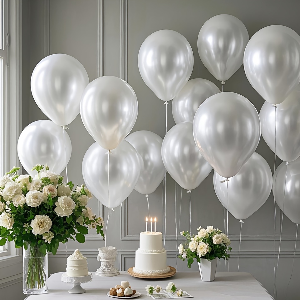 Pearl White Balloon Set, Suita - Wedding Ceremony Supply reseña y precio