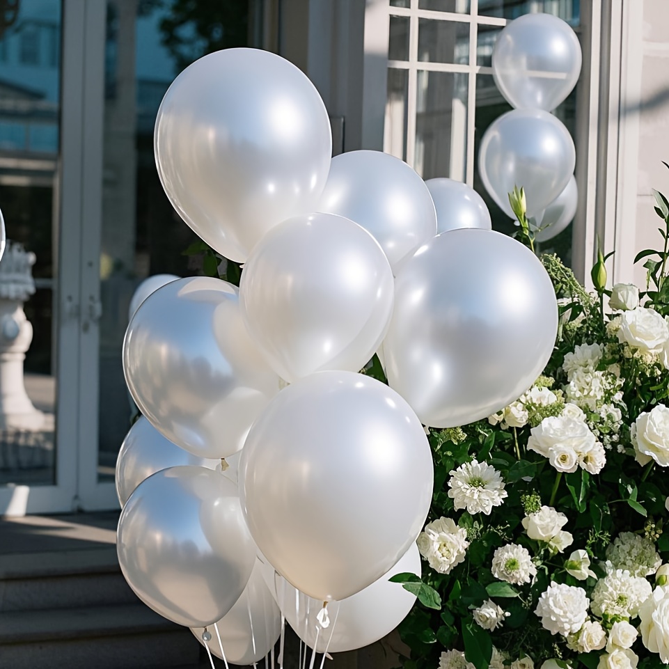 Pearl White Balloon Set, Suita - Wedding Ceremony Supply reseña y precio