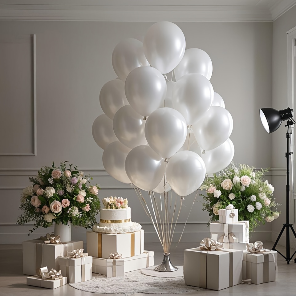 Pearl White Balloon Set, Suita - Wedding Ceremony Supply reseña y precio