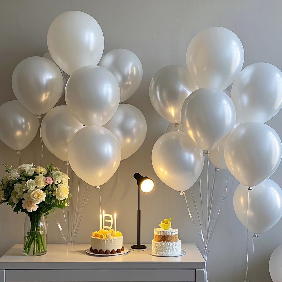 Pearl White Balloon Set, Suita - Wedding Ceremony Supply reseña y precio