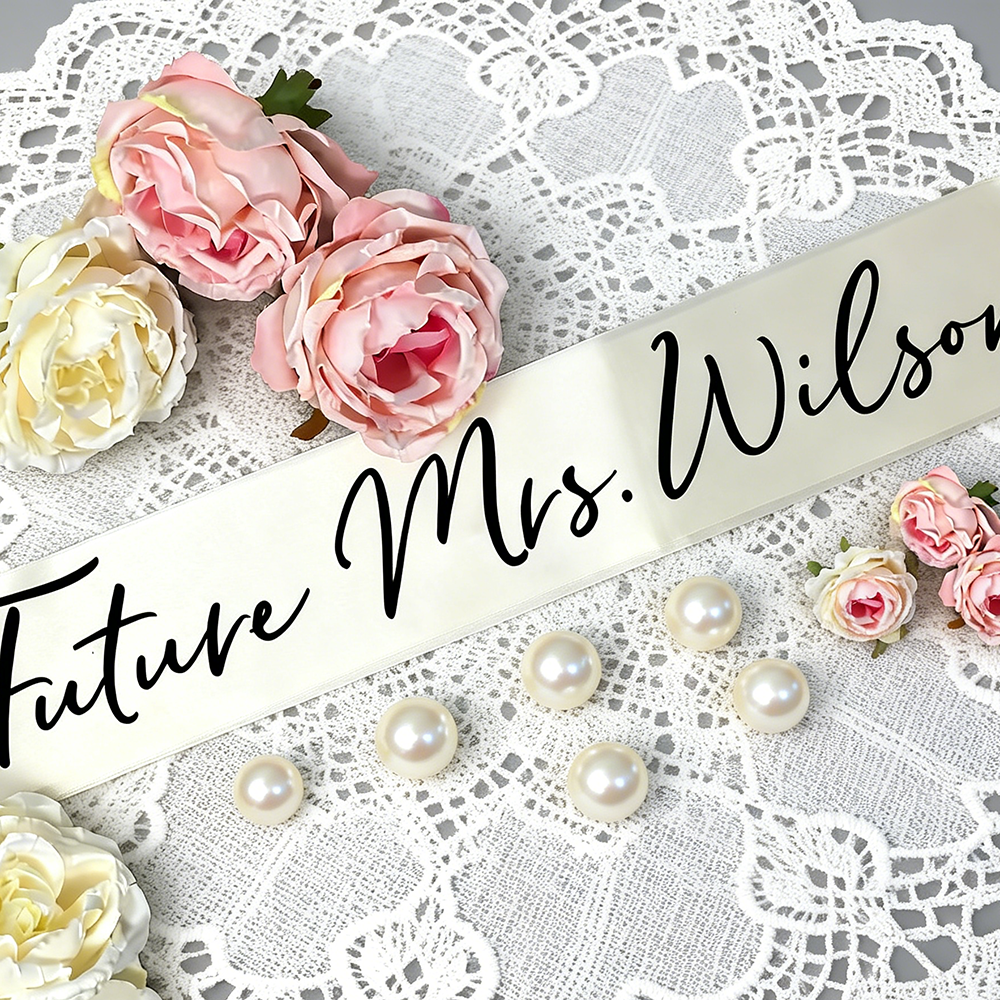 Custom Future Mrs Sash Bachelo - Bride Tribe Sash reseña y precio