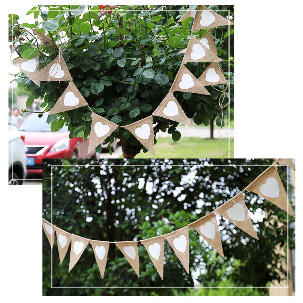 Vintage Banner Love Heart Rust - Wedding Ceremony Supply reseña y precio