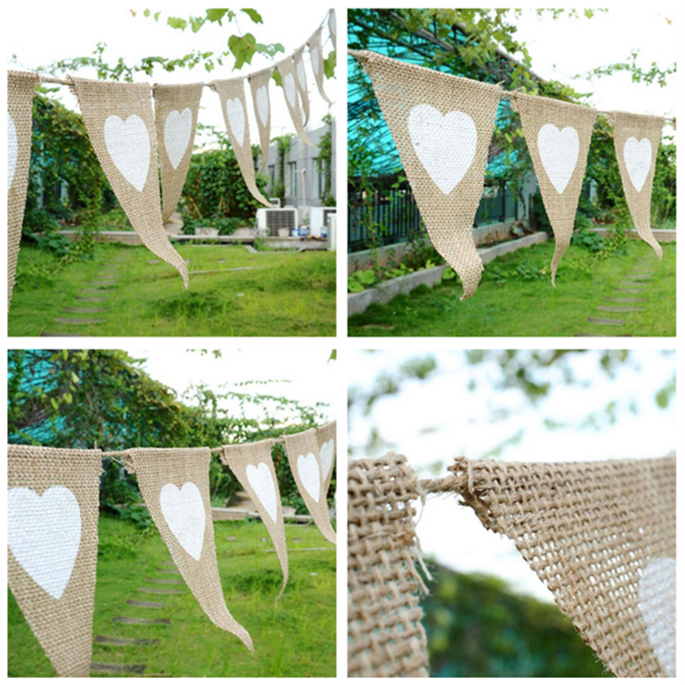 Vintage Banner Love Heart Rust - Wedding Ceremony Supply reseña y precio