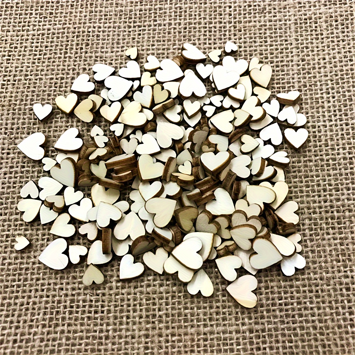 100pcs Rustic Wooden Heart Con - Wedding Ceremony Supply reseña y precio