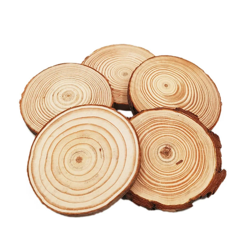 Unfinished natural wood slices - Wedding Ceremony Supply reseña y precio