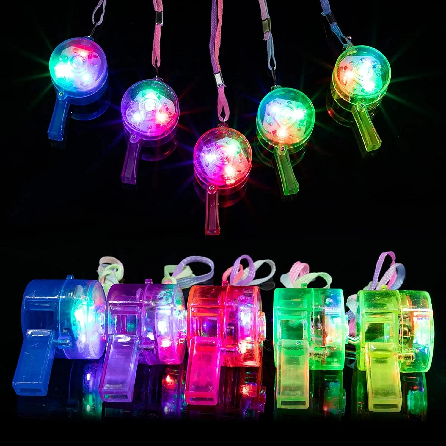 LED Light Up Whistle Glow Whis - Wedding Supply In Bulk reseña y precio