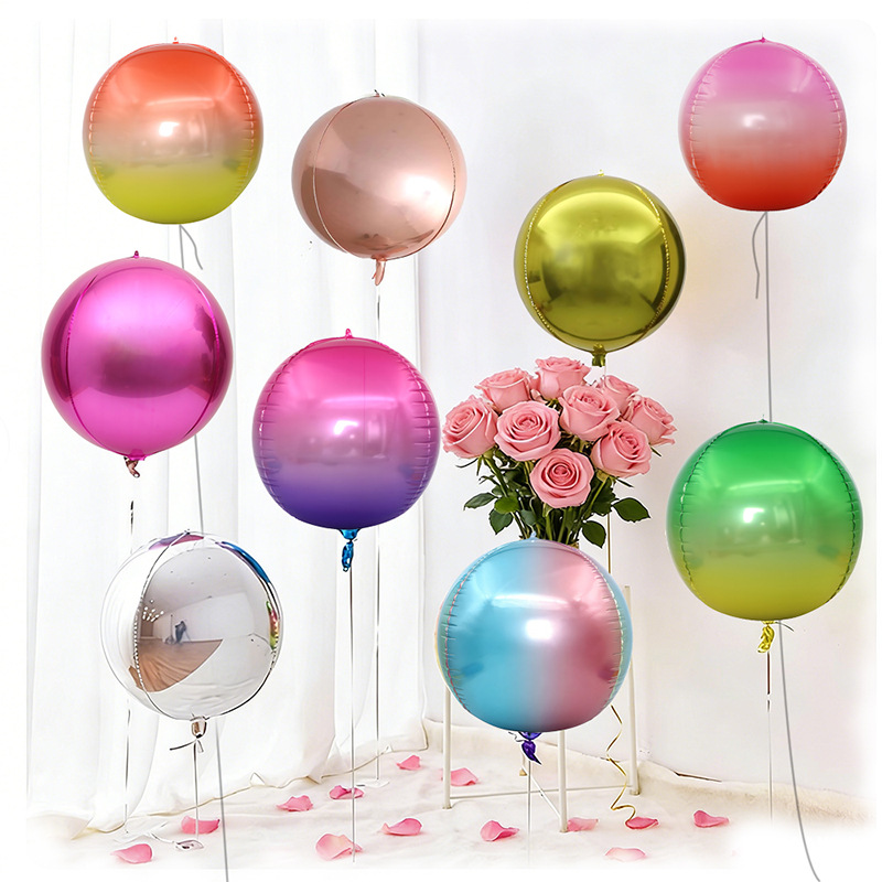 5pcs 10 18 22 Inch 4D Round Me - Wedding/Event Supply Store reseña y precio