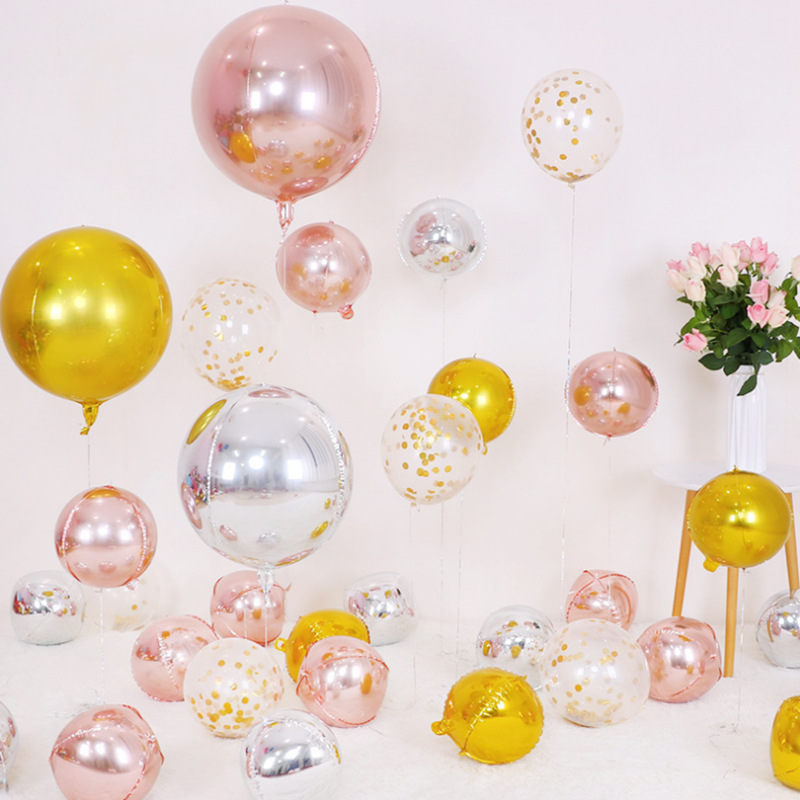 5pcs 10 18 22 Inch 4D Round Me - Wedding/Event Supply Store reseña y precio