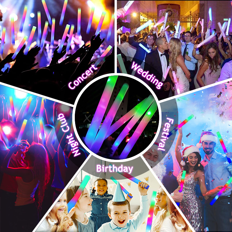 15/30Pcs RGB LED Party Supplie - Wedding Supply In Bulk reseña y precio