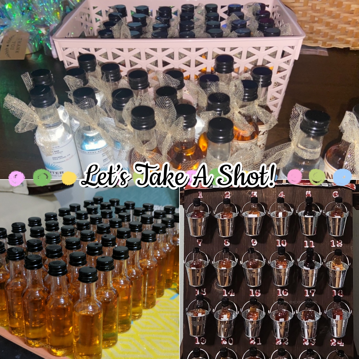 50-100Pcs 1.7oz Mini Liquor Bo - Wedding Alcohol Supply reseña y precio