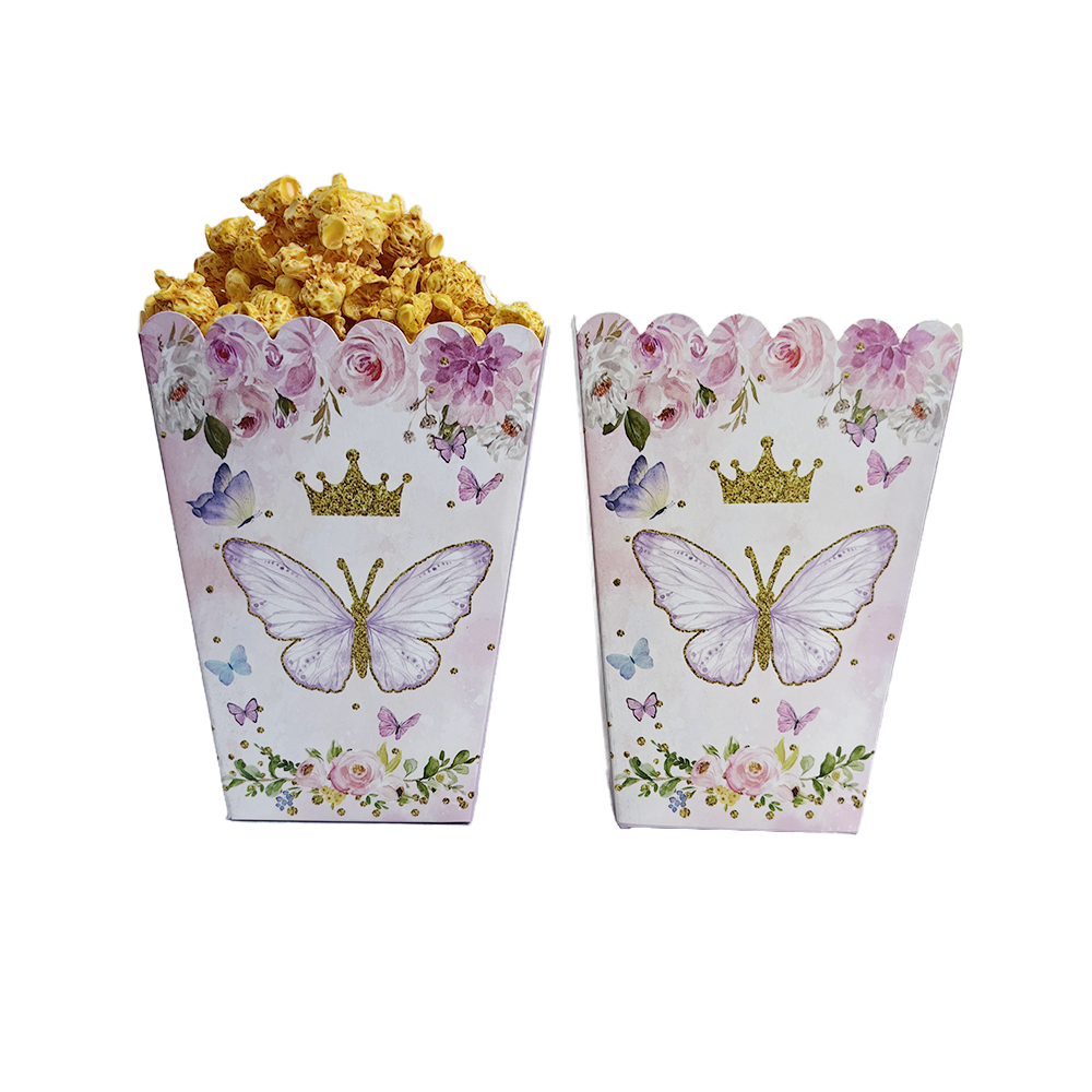 6/12/24/30pcs Butterfly Popcor - Wedding Supply.Box reseña y precio
