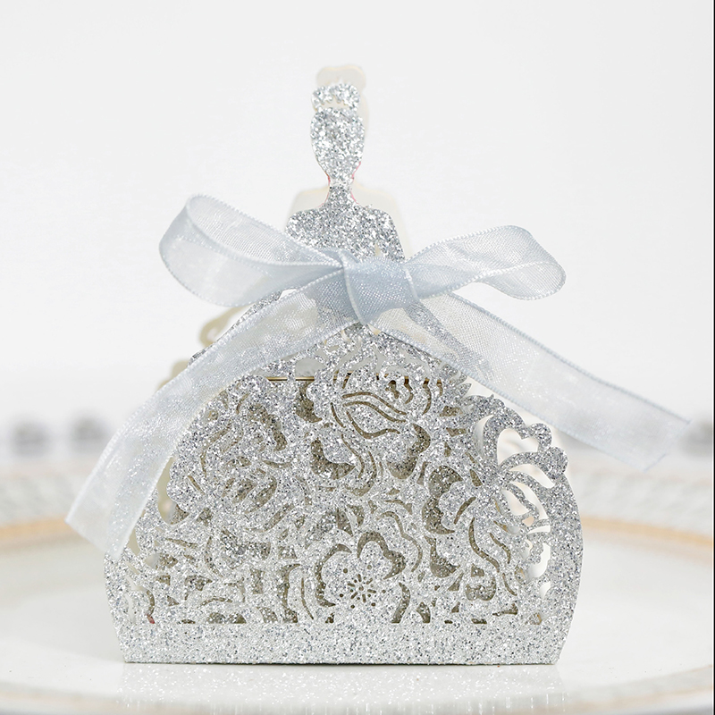 10Pcs/set Bride Flower Dresses - Wedding Supply.Box reseña y precio