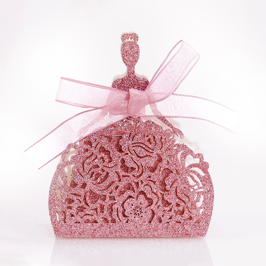 10Pcs/set Bride Flower Dresses - Wedding Supply.Box reseña y precio