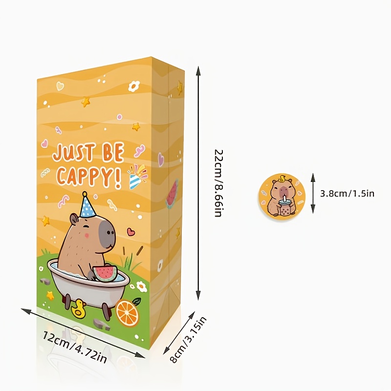 12/24/48pcs Capybara Candy Bag - Wedding Supply.Box reseña y precio