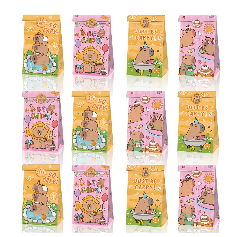 12/24/48pcs Capybara Candy Bag - Wedding Supply.Box reseña y precio