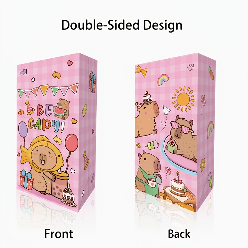 12/24/48pcs Capybara Candy Bag - Wedding Supply.Box reseña y precio