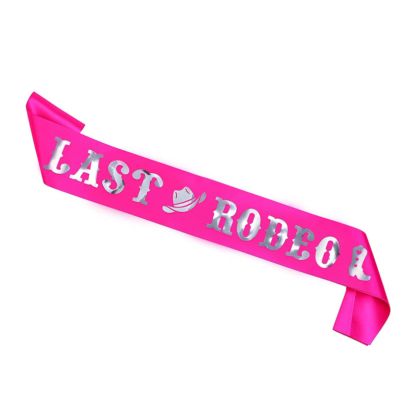 1Pcs Last Rodeo Sash Bachelore - Bride Tribe Sash reseña y precio
