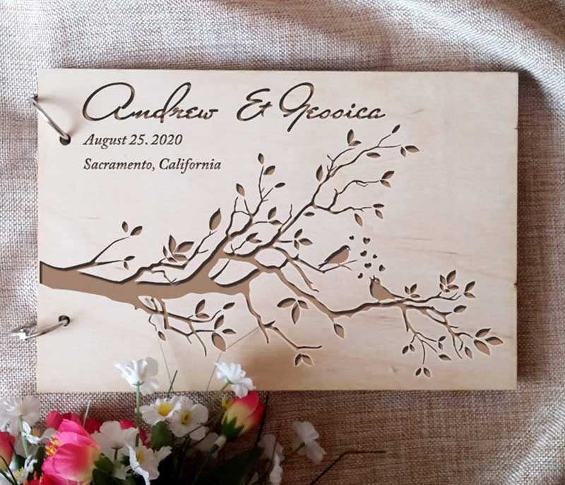 Personalized Engraved  Wooden  - Wedding Ceremony Supply reseña y precio