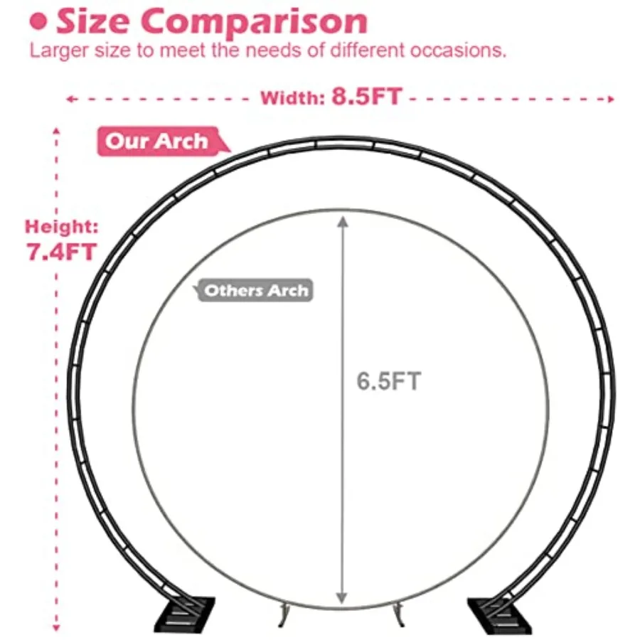 Extra Large Wedding Arch for C - Wedding Ceremony Supply reseña y precio