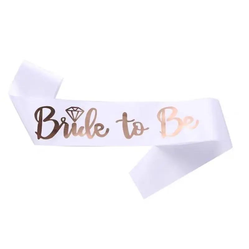 1 Set Bridal Sash Rose Gold De - Bride Tribe Sash reseña y precio