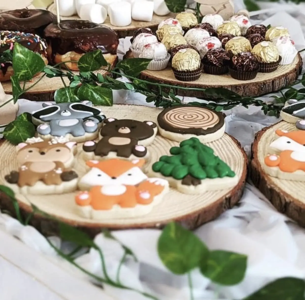 18-30cm Natural Wood Slices Ro - Wedding Ceremony Supply reseña y precio