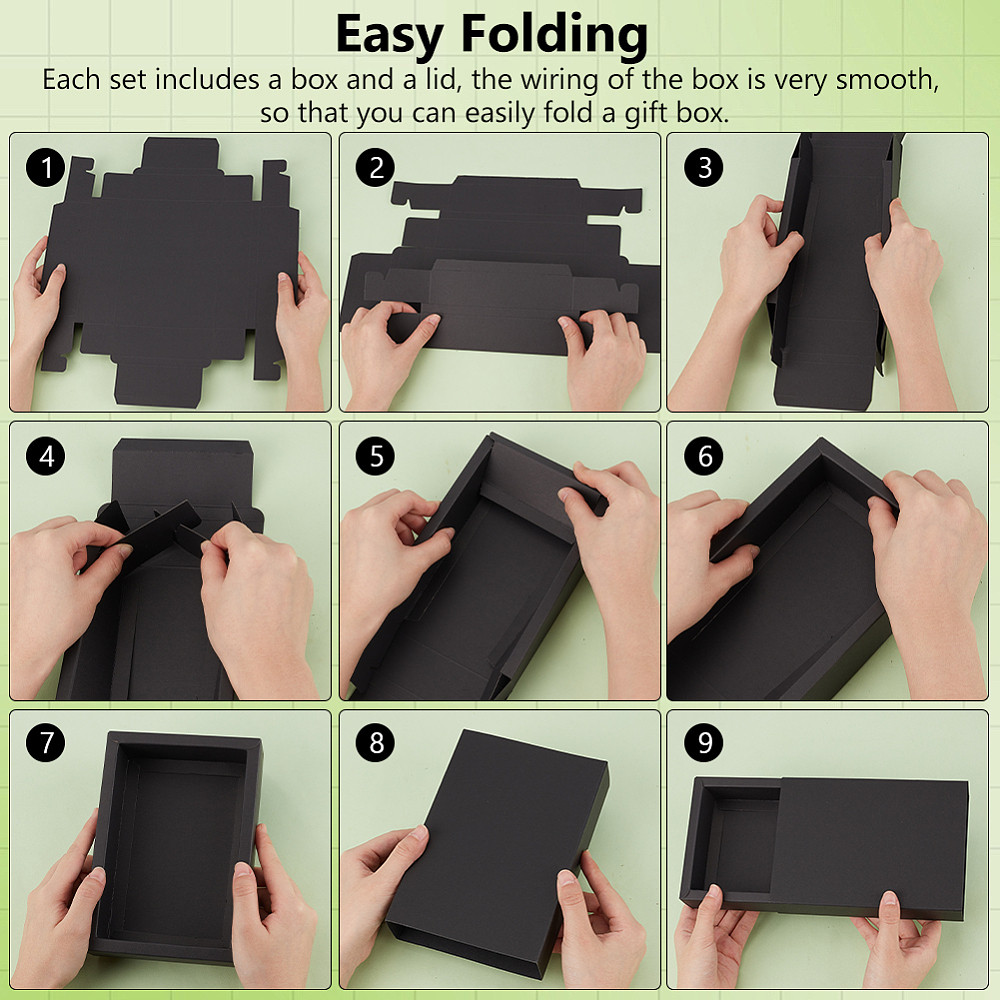 Kraft Paper Storage Gift Drawe - Wedding Supply.Box reseña y precio