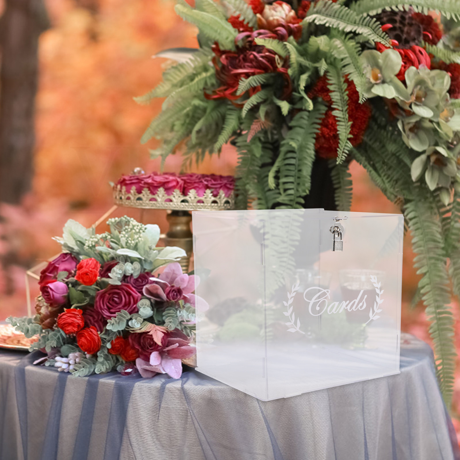 Wedding Transparent Acrylic Ca - Wedding Supply.Box reseña y precio
