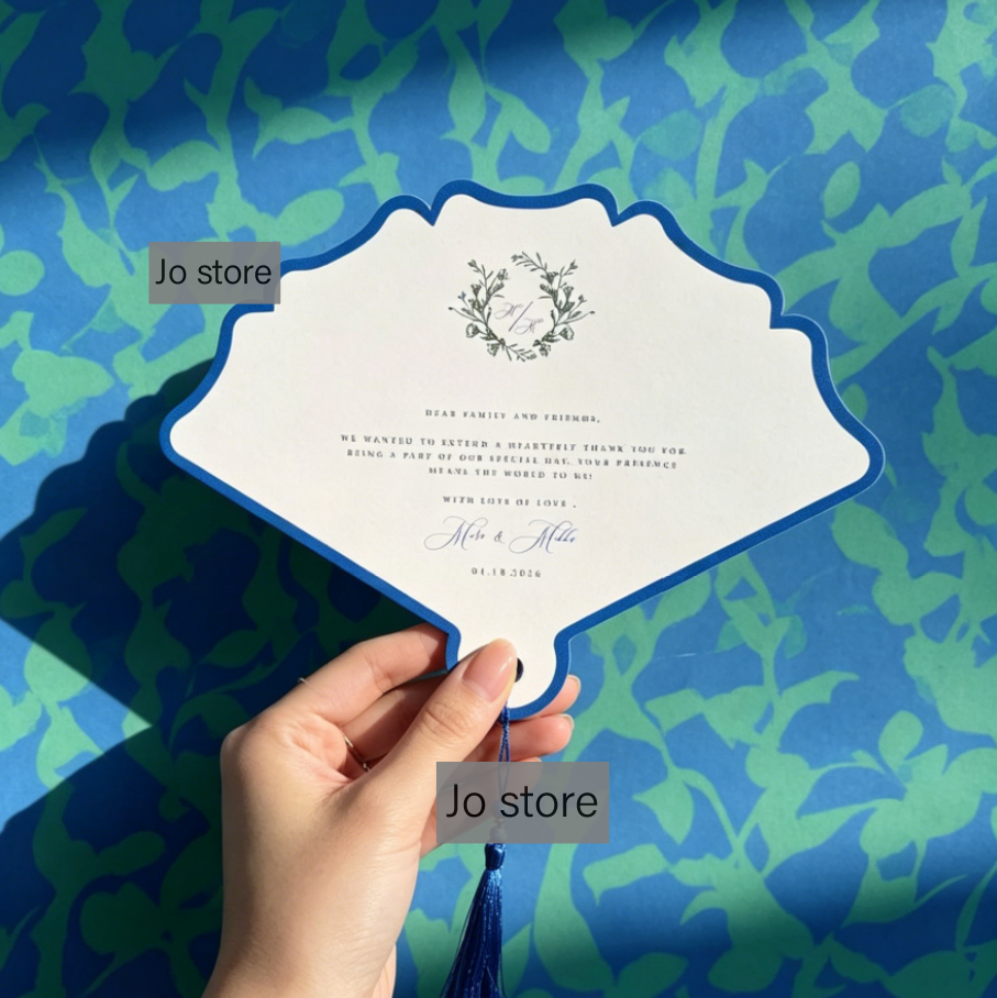 Custom Luxury Wedding Fan Pers - Wedding Ceremony Supply reseña y precio