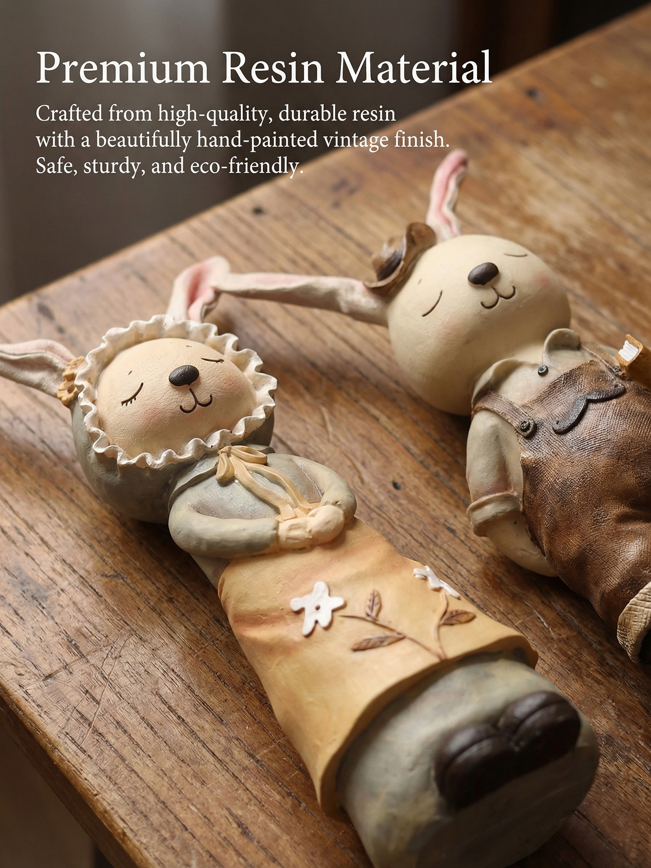 Vintage Resin Bunny Couple Fig - Wedding Ceremony Supply reseña y precio