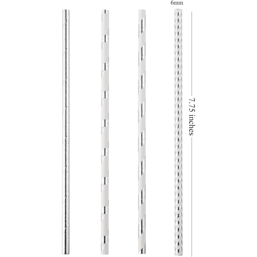 100 Pcs Biodegradable Silver P - Wedding Supply In Bulk reseña y precio