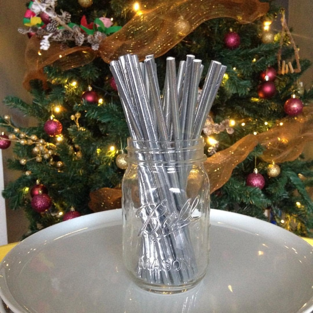 100 Pcs Biodegradable Silver P - Wedding Supply In Bulk reseña y precio