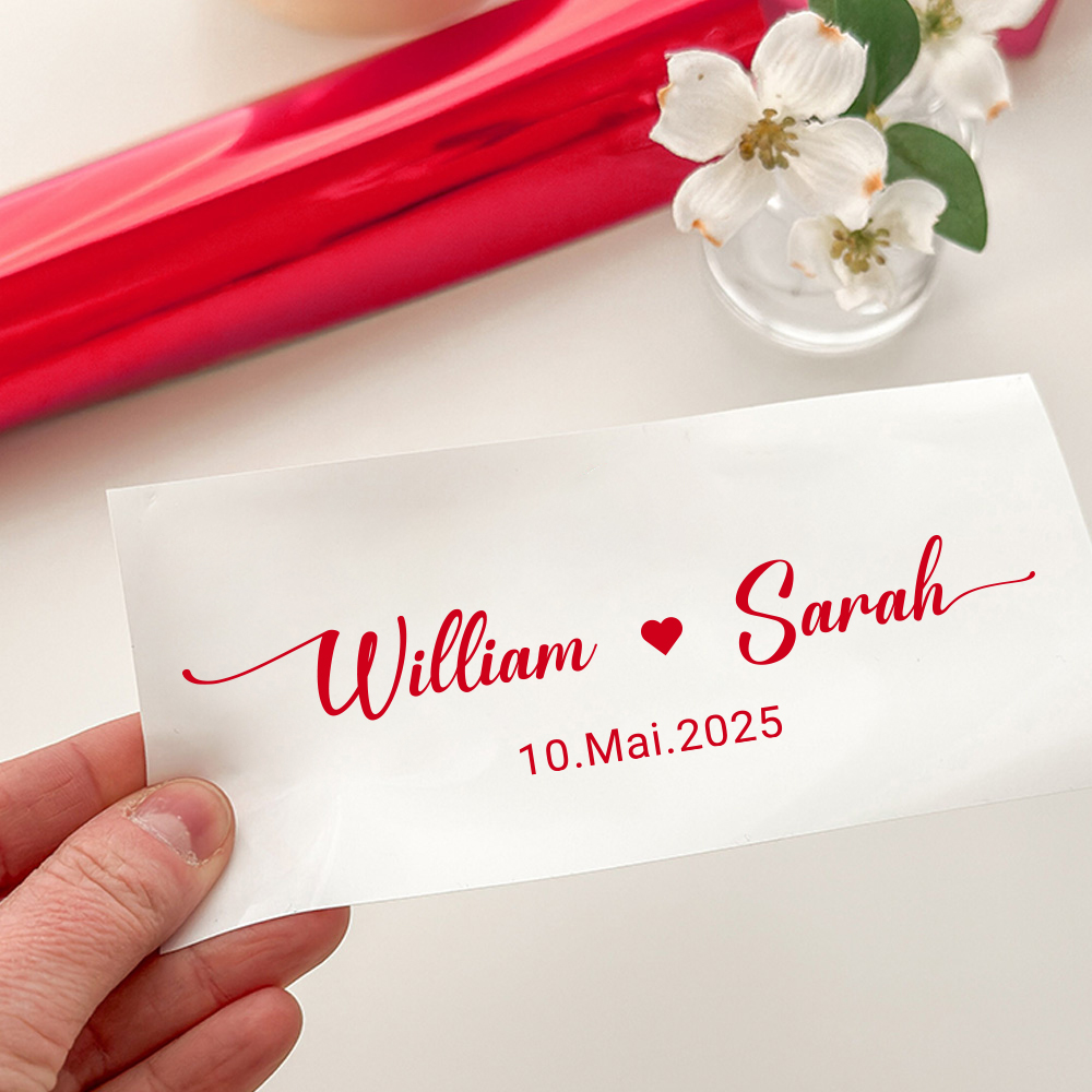 Custom Name Decals for Wedding - Wedding Supply.Box reseña y precio