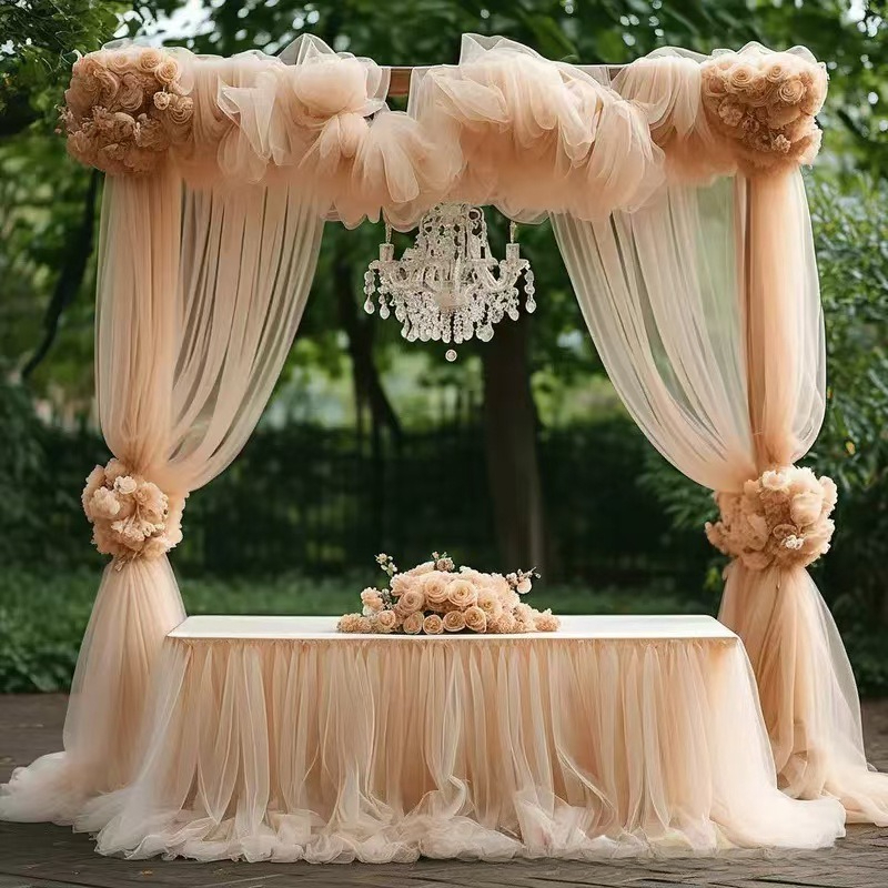 6 Meters Wedding Arch Drape Fa - Wedding Ceremony Supply reseña y precio