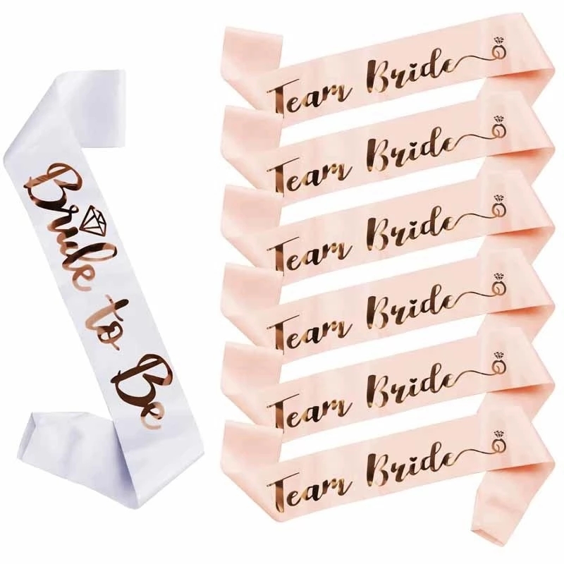 1Set Bride To Be Team Bride Sa - Bride Tribe Sash reseña y precio