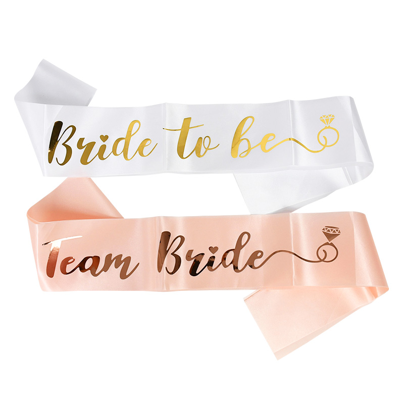 1Set Bride To Be Team Bride Sa - Bride Tribe Sash reseña y precio