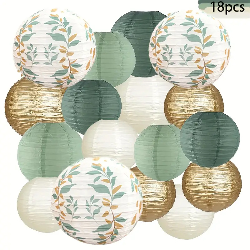 18-Piece Green Series Sage Gol - Wedding Ceremony Supply reseña y precio