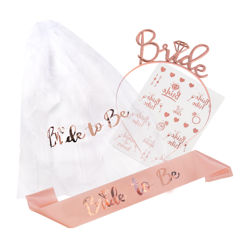 Bride To Be Veil Satin Sash Hi - Bride Tribe Sash reseña y precio