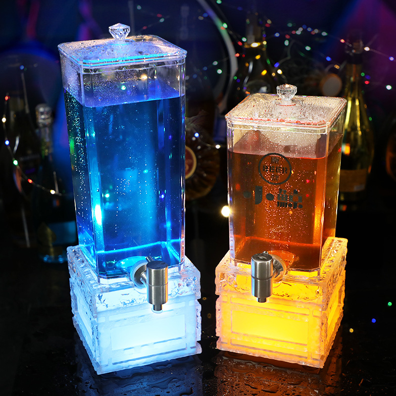 LED Beer Keg with Tap 2L& 3L G - Wedding Alcohol Supply reseña y precio