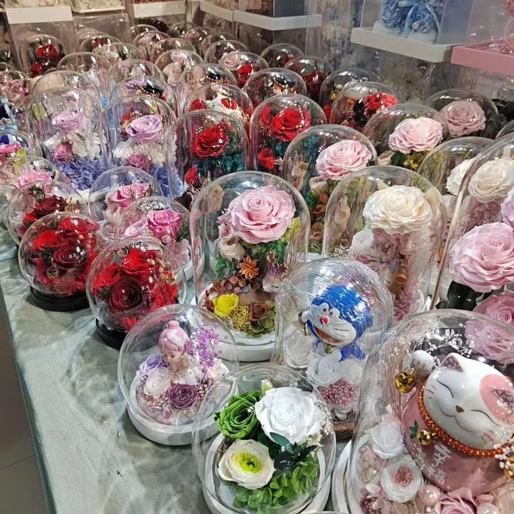 6pcs Eternal Rose Flower Heads - Wedding Supply In Bulk reseña y precio