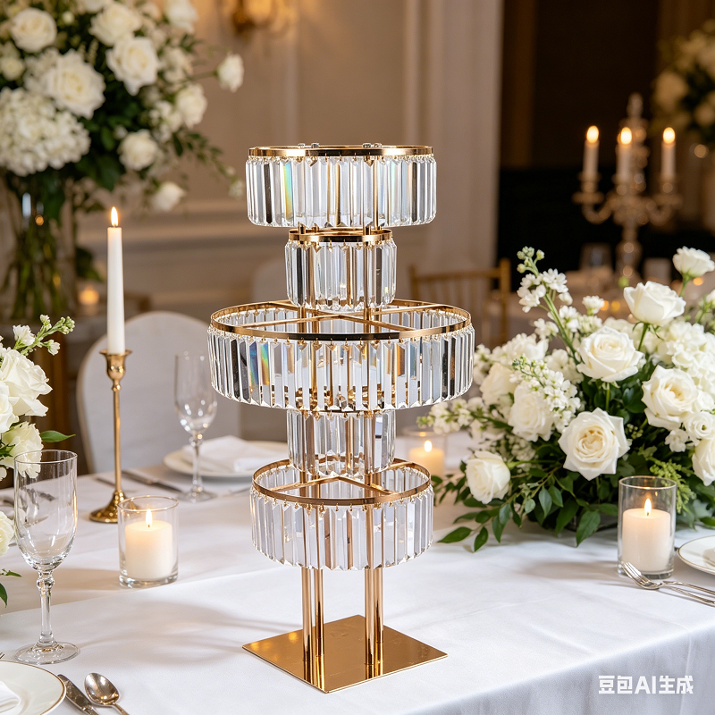 4 PCS Flower Rack Crystal Road - Wedding/Event Supply Store reseña y precio