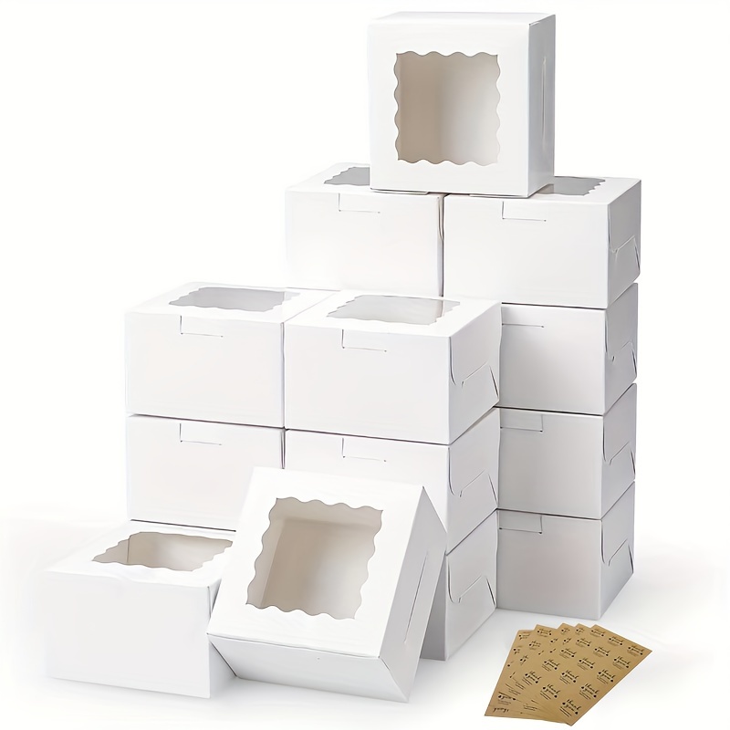 10Pcs Kraft Paper Cake Candy B - Wedding Supply.Box reseña y precio